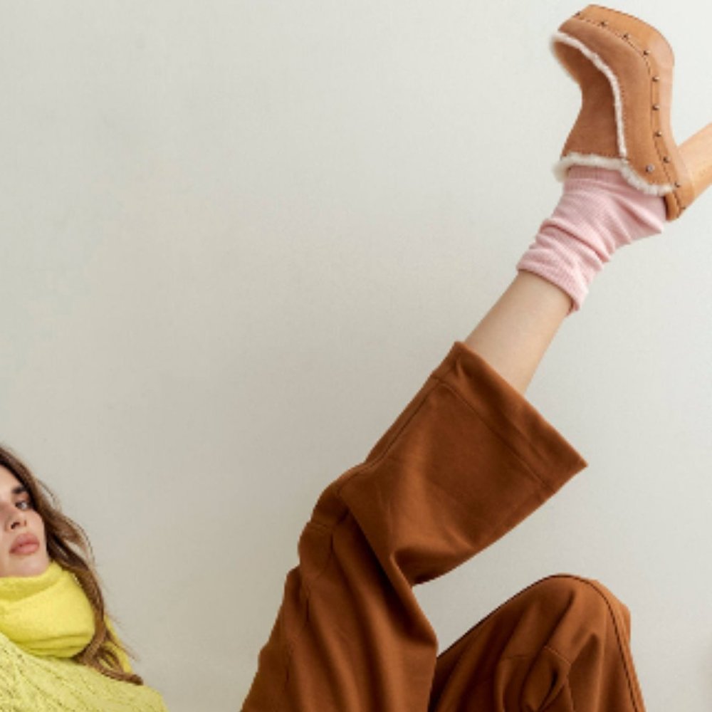 POPULAR UGG Aubriana Wooden Clog Chestnut Brown - Picture 10 of 12